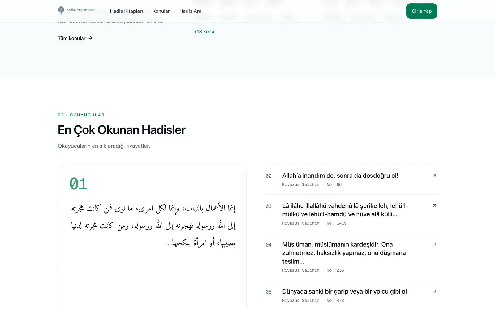 Hadis Kitapları — 3